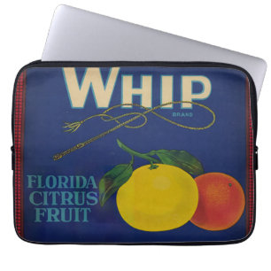 Whip Citrus Fruit Label Laptop Sleeve