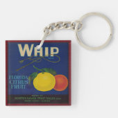 Whip Citrus Fruit Label Sleutelhanger (Achterkant)