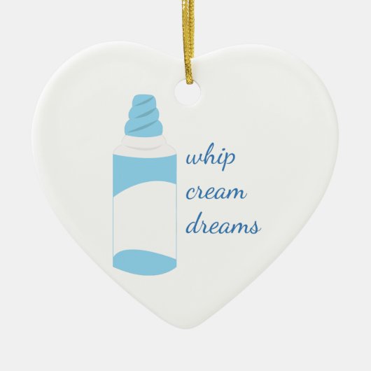 Whip Cream Dreams Keramisch Ornament (Voorkant)