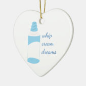 Whip Cream Dreams Keramisch Ornament (Links)
