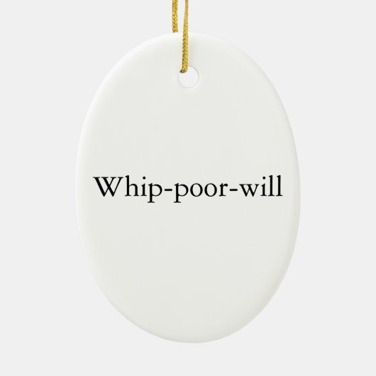 Whip-poor-will, John Audubon Keramisch Ornament (Achterkant)
