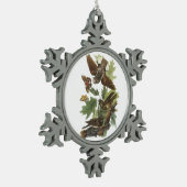 Whip-poor-will van Audubon Tin Sneeuwvlok Ornament (Links)