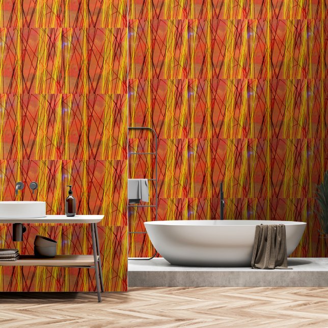 Whip Wire getextureerd vinyl behang (Badkamer)
