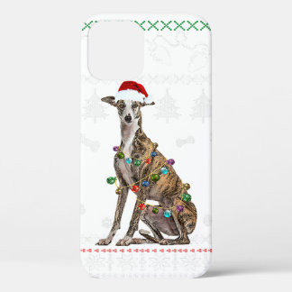 Whipper Dog | kerstcadeautje met luidop iPhone 12 Pro Hoesje