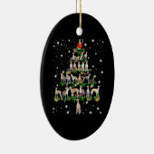 whippet amusant décoration d'ornement d'arbre de N (Droite)