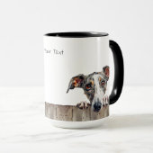 Whippet Chien Mug (Devant droit)