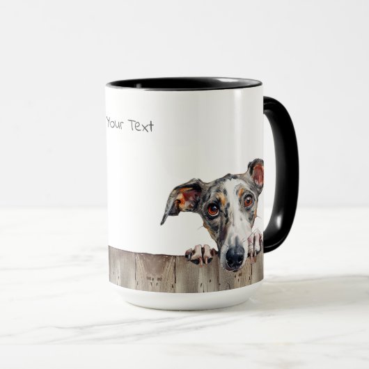 Whippet Chien Mug (Devant droit)