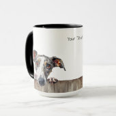 Whippet Chien Mug (Devant gauche)