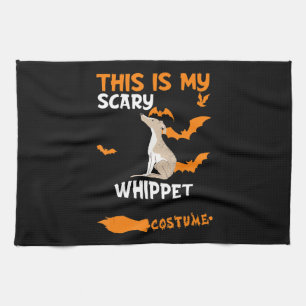 Whippet Costume Halloween Lazy Scary Dog T-Shirt Theedoek