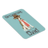 Whippet Dad Magneet (Rechterzijde)