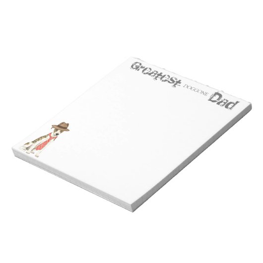 Whippet Dad Notitieblok (Gedraaid)