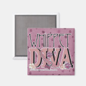 Whippet DIVA Magneet (Voorkant / Achterkant)