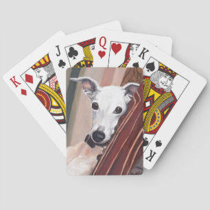 Whippet Dog Art-speelkaarten Pokerkaarten