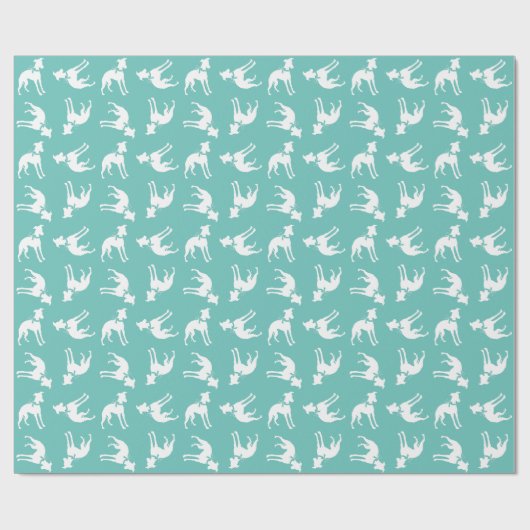 Whippet Dog Puppy Cadeaupapier (Vlak)