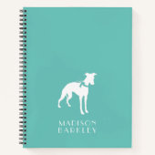 Whippet Dog Puppy Notitieboek (Voorkant)