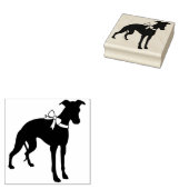 Whippet Dog Puppy Rubberstempel (Gestempeld)