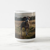 Whippet Élégant café Mug (Centre)