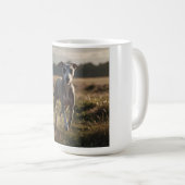 Whippet Élégant café Mug (Devant droit)