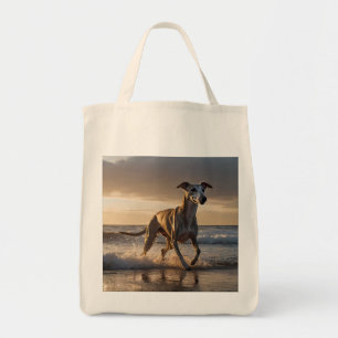 Whippet Elegante Boodschappentas Tote Bag