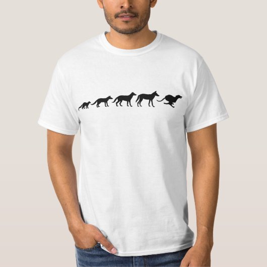 Whippet Evolution T-shirt (Voorkant)