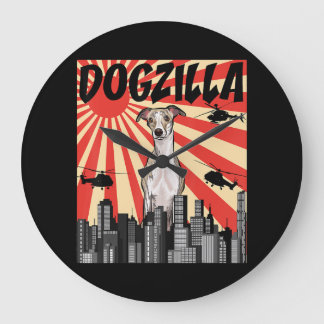 Whippet Gift | japanse dogzilla whippet Grote Klok