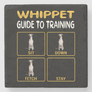 whippet guide to training dog obedience stenen onderzetter