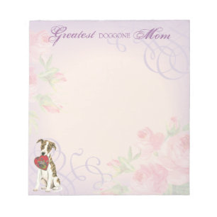 Whippet Heart mama Notitieblok
