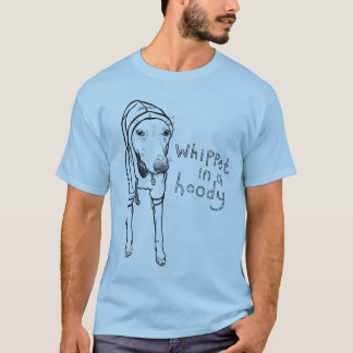 Whippet in een hoody