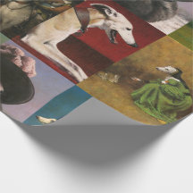 Whippet Karakter Verpakkend Document