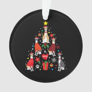 Whippet-kerstsierboom Funny Dog mam Ornament