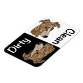 Whippet Lave-vaisselle Magnet (Côté Gauche)