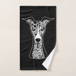 Whippet Lover Art Graphique à visage gris italie