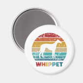 Whippet magneet (Voorkant / Achterkant)