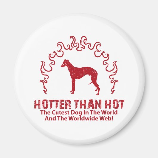 Whippet Magneet (Voorkant)