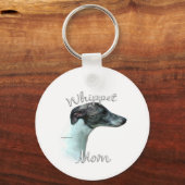 Whippet mam 2 sleutelhanger (Voorkant)