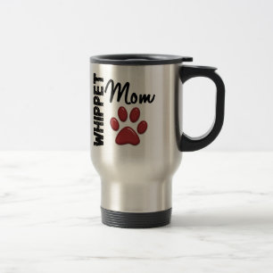 Whippet mam Paw print 2 Reisbeker