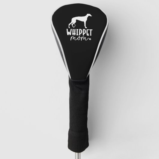 Whippet mama golfheadcover (Voorkant)