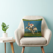 Whippet met konijnenjocky Throw Cushion Kussen (Stoel)