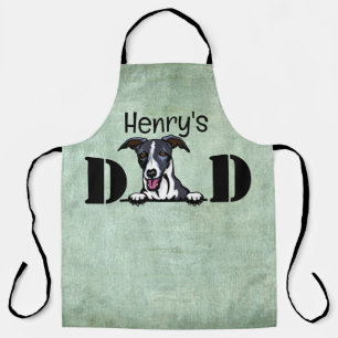 Whippet Peeking Specialized Dad Apron Schort
