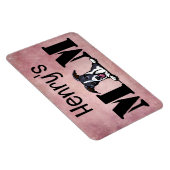 Whippet Peking Personalized mam Magnet Magneet (Rechterzijde)