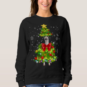 Whippet Santa Kerstboom licht dogmas Pa Trui