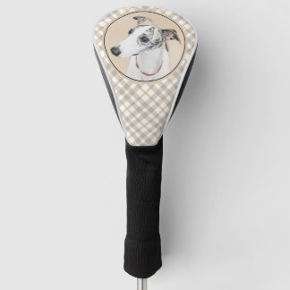 Whippet Schilderij - Mooie Originele Honden Kunst Golfheadcover