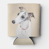 Whippet-schildering - Kute Original Dog Art Blikjeskoeler (Voorkant)