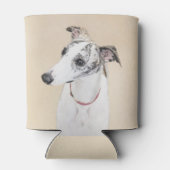 Whippet-schildering - Kute Original Dog Art Blikjeskoeler (Achterkant)