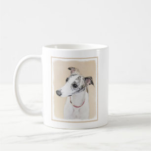 Whippet-schildering - Kute Original Dog Art Koffiemok