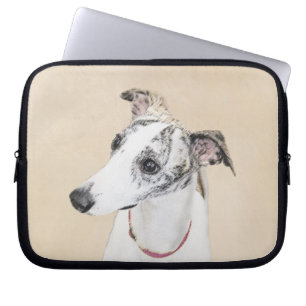 Whippet-schildering - Kute Original Dog Art Laptop Sleeve