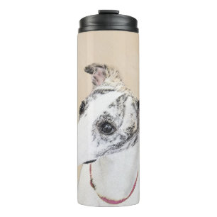 Whippet-schildering - Kute Original Dog Art Thermosbeker