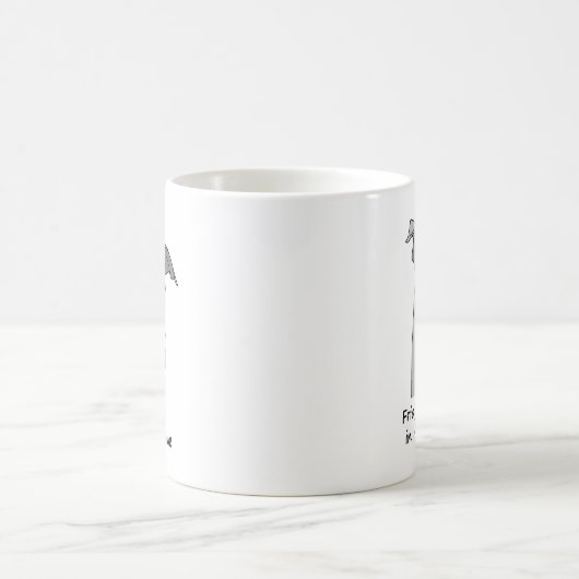 Whippet Semaphore café Mug #1 (Centre)