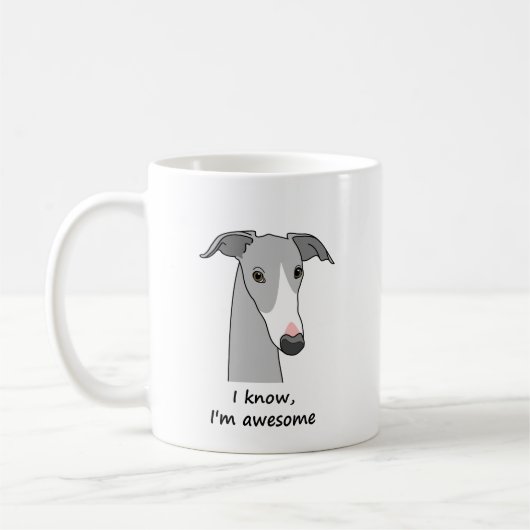 Whippet Semaphore café Mug #1 (Gauche)
