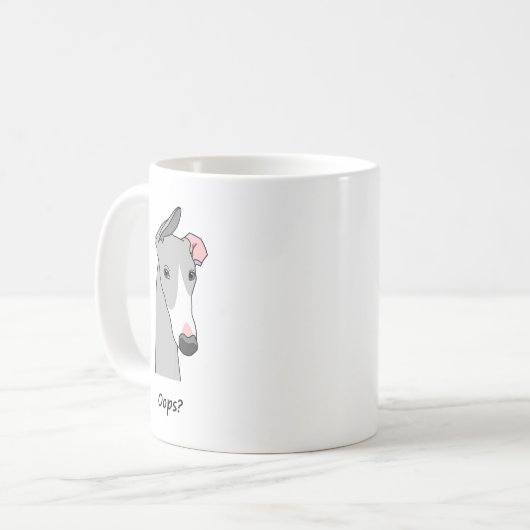 Whippet Semaphore café Mug #2 (Devant gauche)